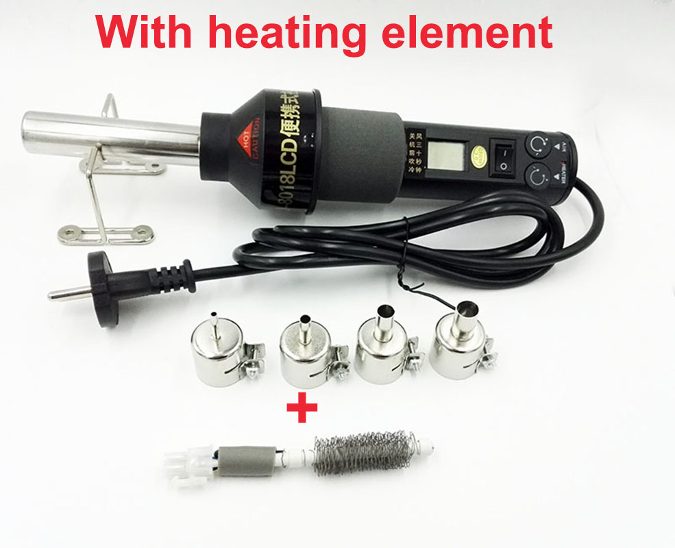 Heat Gun Small - Ayarlanabilir Dijital Sıcak Hava Tabancası Isı