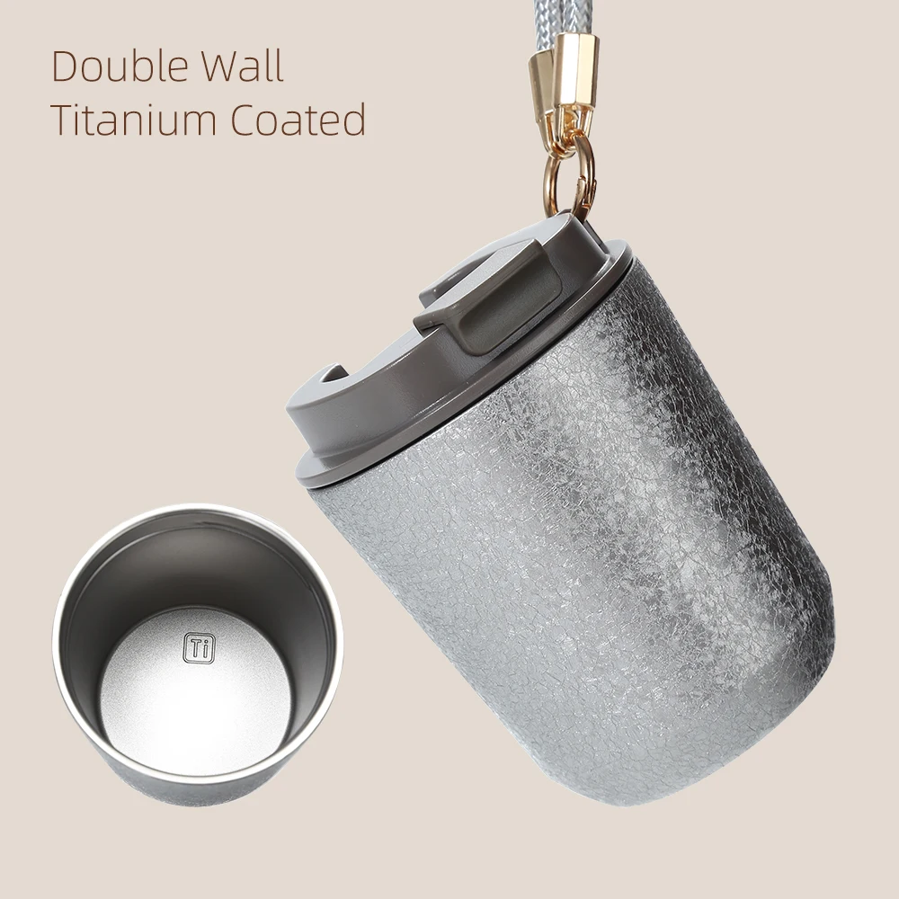 Vacuum Chamber Small - Çift Duvarlı Titanyum Kaplı Termos Bardak,