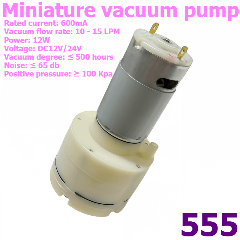 Vacuum Chamber Small - 555 Mini Hava Pompası 12V/24V Ayırma