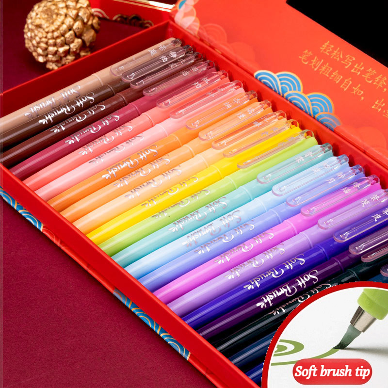 Copic Marker Sketch - GN 24 Renk Retro Kaligrafi Yumuşak