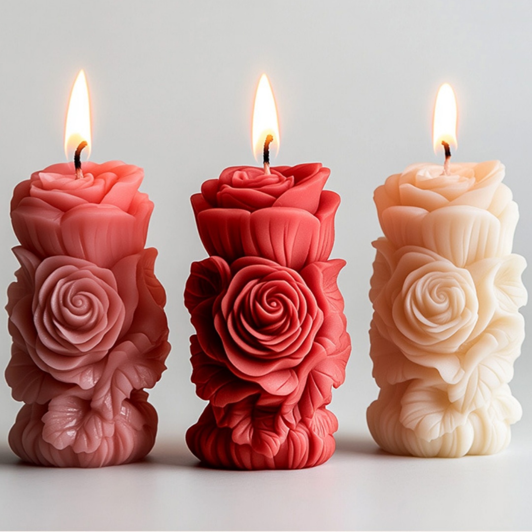3D Gül Çiçek Şekilli Mum Silik - Resin Craft Ideas incelemesi ve fiyatı