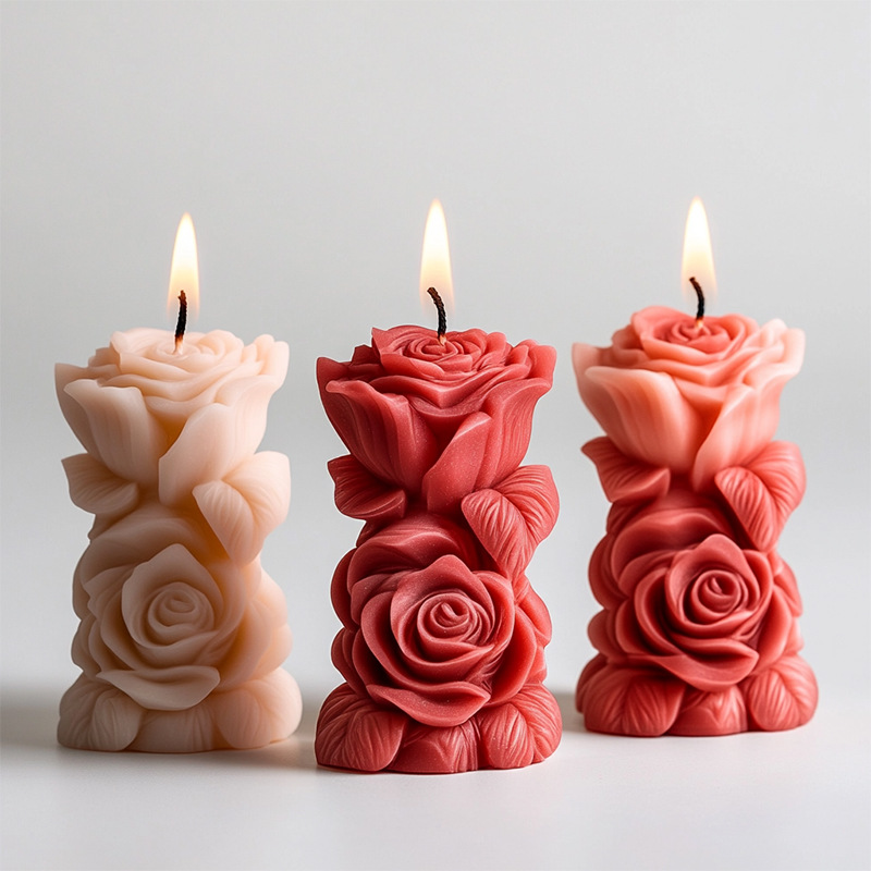 3D Gül Çiçek Şekilli Mum Silik - Resin Craft Ideas incelemesi ve fiyatı
