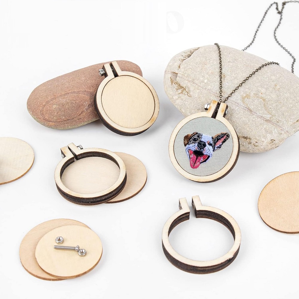 10 adet Mini gergef ahşap halk - Wood Ring Blank incelemesi ve fiyatı