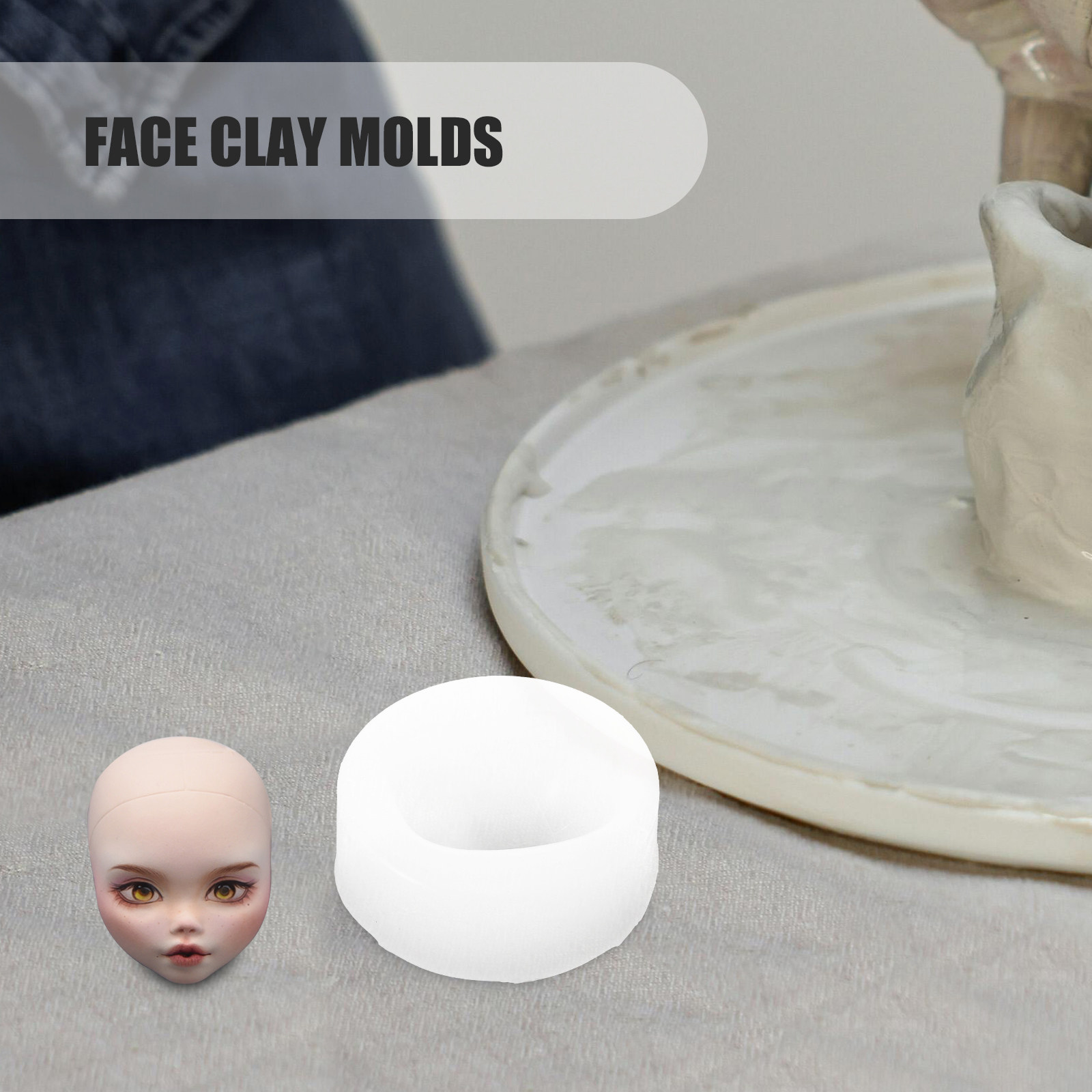 Yüz Şeklinde Silikon Kalıp, Re - Crafting Resin incelemesi ve fiyatı