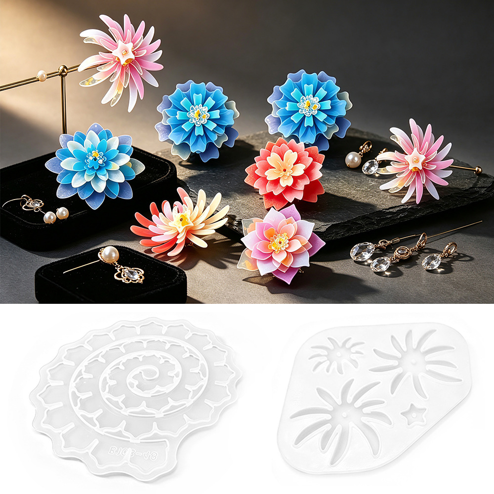 Çok Katmanlı Çiçek Silikon Kal - Resin Craft Ideas incelemesi ve fiyatı