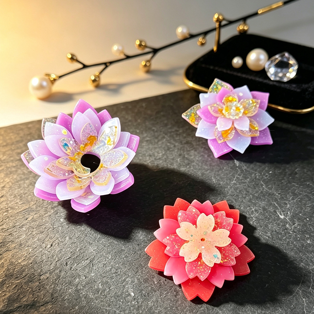Çok Katmanlı Çiçek Silikon Kal - Resin Craft Ideas incelemesi ve fiyatı